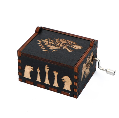 Caja Musical Black Game Of Thrones  Winter Is Coming M2