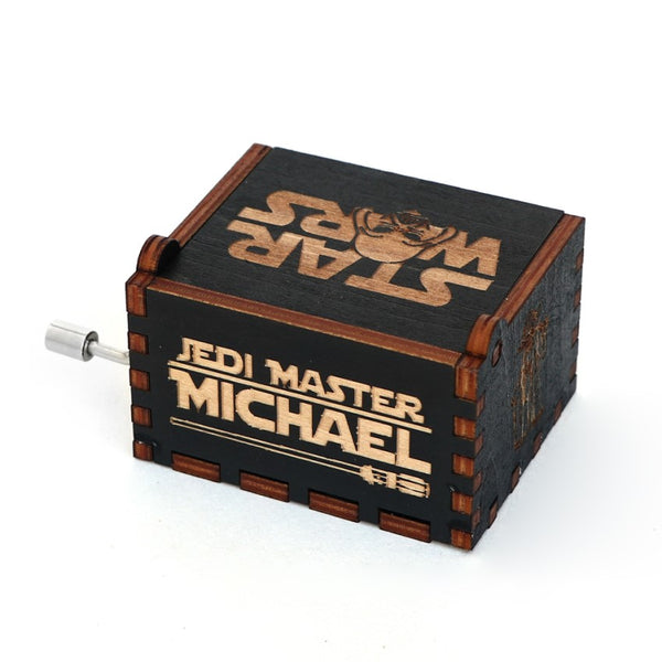 Caja Musical Black Madera  Star Wars MOD2 Estoykuku