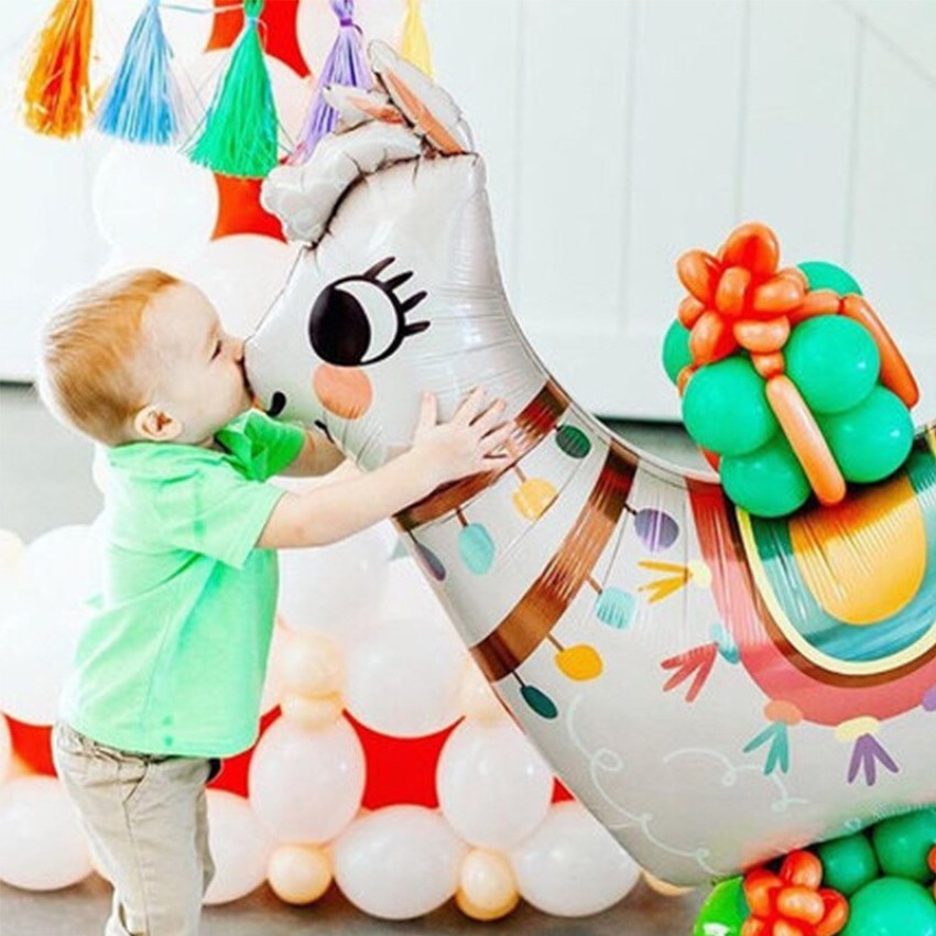 Globo Metalicos Llama Alpaca Cotillon Candy Bar Kawaii