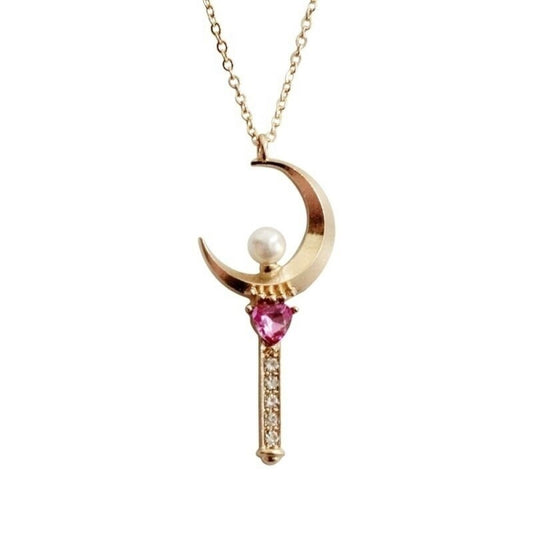 Collar Sailor moon Cetro Lunar (Moon Stick)