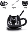 Tazon Xl gato negro luna creciente Sailor moon plato cuchara