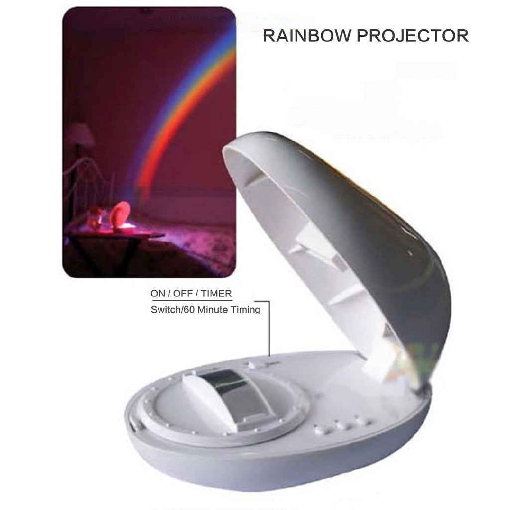 Lámpara Proyector ArcoIris kawaii Velador