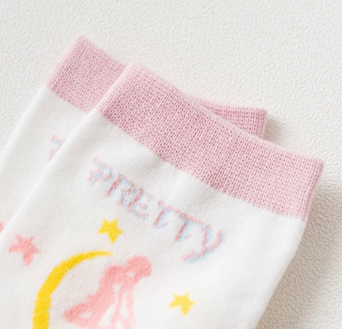 Calcetas rosadas Sailor Moon serena
