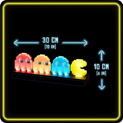 Lámpara 3D led Pac-Man y Fantasmas gamer retro pacman
