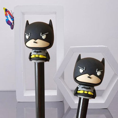 2 Unidades Lapices Tinta Negra Batman Dc Liga De La Justicia