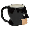 Tazón Taza 3d Cerámica Cara Mascara Batman Dc Comic