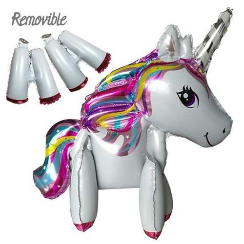 Globo Unicornio 3d Kawaii