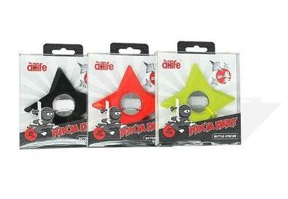 Abridor Botella Ninja Shuriken Iman Refri Acero Inoxidable