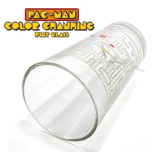 Vaso Vidrio Diseño Pacman Cambia Color 500ml 458 Grms