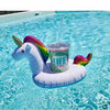 Set 12 Mini Flotadors  Porta Vasos Unicornio Pool Party