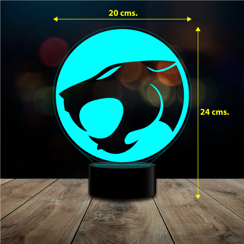 Lámpara 3D Thundercat control remoto 16 color Estoykuku