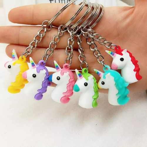 12 (docena) Llaveros Unicornio Kawaii Cumpleañera Cotillon - No especificado / M