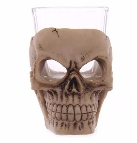 Set 6 Mini Shot Calavera Craneo  Skull Tequila