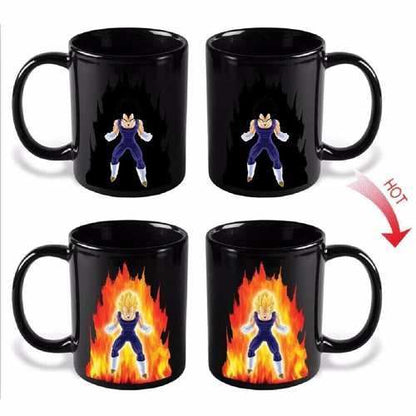Tazón Magico Dragon Ball Vegeta- Cambia Color (estoykuku)