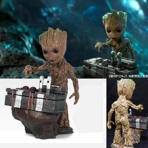 Figura Bebe Groot Bomba Coleccionable 18cm Envió Gratis