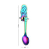 Cuchara Sirena Te Arcoiris Rainbow  Acero Inoxidable Kawaii
