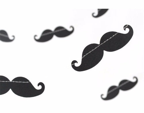 Guirnalda De Papel Bigotes Mostacho Vintage 2 M Candy Bar