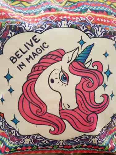 Bolso Playa Piscina Unicornio Glitter Brillo  Kawaii