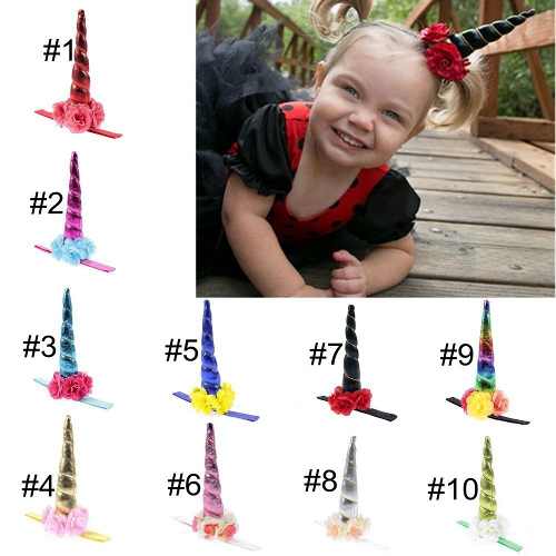 Cintillo Brillo Cuerno De Unicornio Kawaii Candy Bar Fiesta