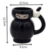 Taza Mug Ninja Shuriken Mascara Cafe