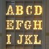 Letra Led Decorativa Abecedario 10,5cm Luz Calida Estoykuku