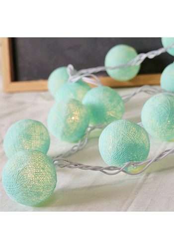 Guirnalda De Luces Tailandesas Menta Turquesa Armadas Bebe