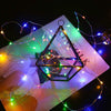Guirnaldas Luces Micro Led Hadas 10 Metros Pilas multi