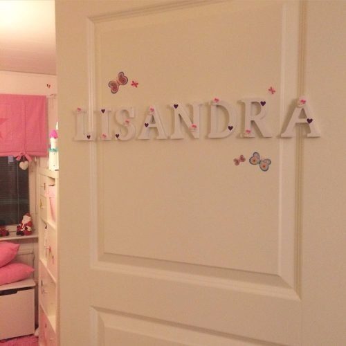 Letras Decorativas Maderas Blancas 11 Cms Candy Bar Fiestas