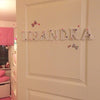Letras Decorativas Maderas Blancas 11 Cms Candy Bar Fiestas