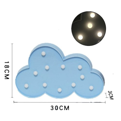 Lampara Led Nube (estoykuku)