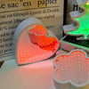 Lámpara Decoracion Corazón Espejo Luz Infinita