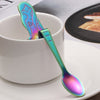 Cuchara Sirena Te Arcoiris Rainbow  Acero Inoxidable Kawaii