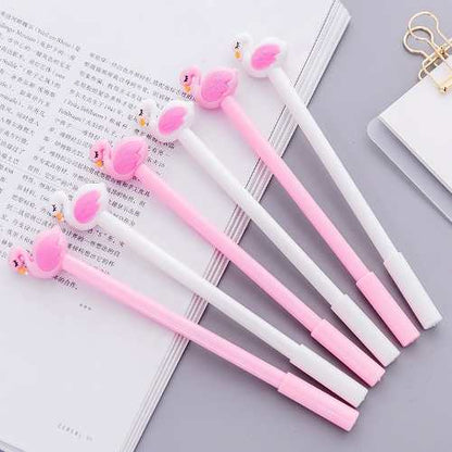 4 Lapiz Flamingo Kawaii Estoykuku