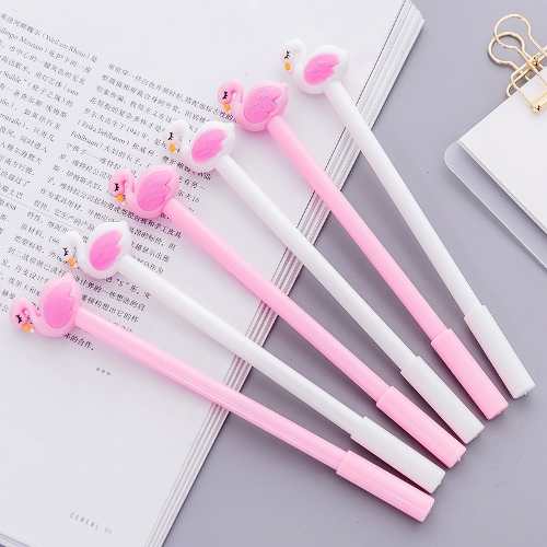 4 Lapiz Flamingo Kawaii Estoykuku