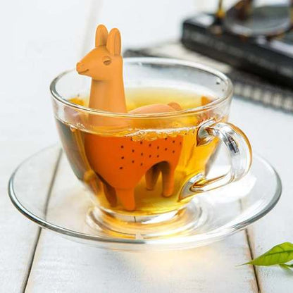 Infusor Silicona De Té O Hierba Llama Alpaca (estoykuku)