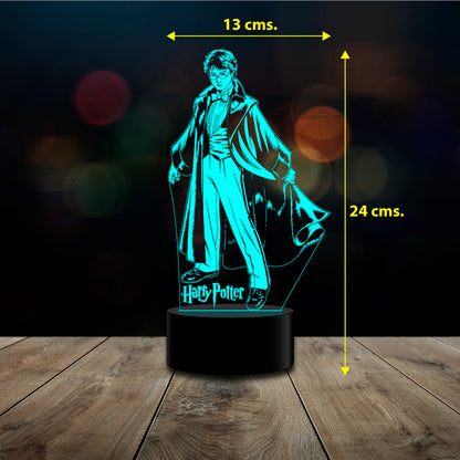 Lámpara 3D Harry Potter control remoto