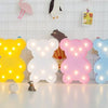 Lampara Led Ositos  A Pilas Candy Bar Fiesta Niños