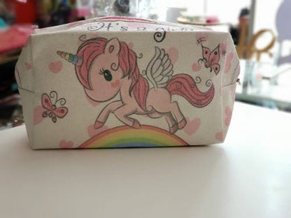 Set Verano Unicornio Bolso Cuaderno Lapizkawaii