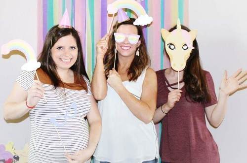 Máscaras (photo Props) Selfies 12 Pcs Unicornio Kawaii