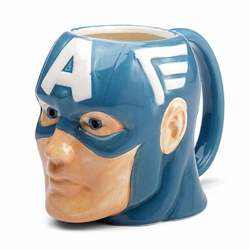 Taza Mug Ceramica Marvel Capitán América 450 Ml