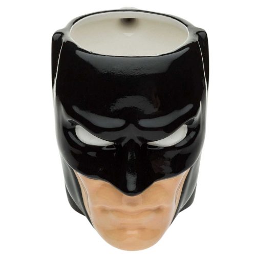 Tazón Taza 3d Cerámica Cara Mascara Batman Dc Comic
