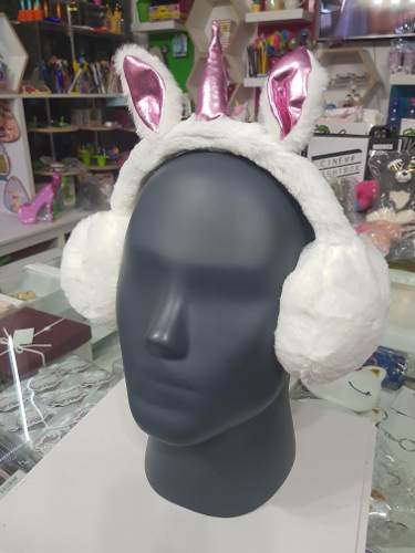 Orejeras Unicornio Invierno Kawaii