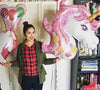 Globo Unicornio Rosado Xl Gigante Kawaii Candy Bar