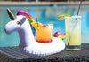 Set 12 Mini Flotadors  Porta Vasos Unicornio Pool Party
