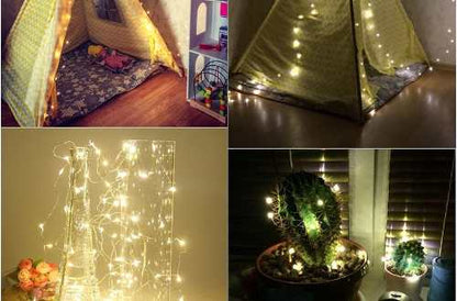 Set 12 Guirnaldas Luce  Led Hadas 3 Metro Pilas Envio Gratis
