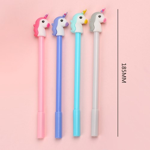 12 Lapices Unicornio 3d Kawaii Estoykuku (docena)