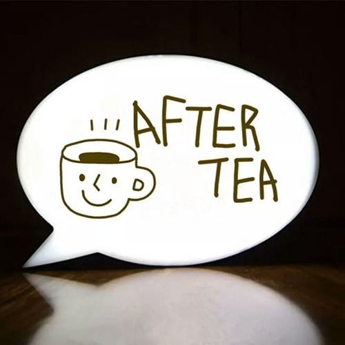 Lightbox- Pizarra Led Luminosa - Burbuja Dialogo -
