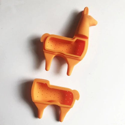 Infusor Silicona De Té O Hierba Llama Alpaca (estoykuku)