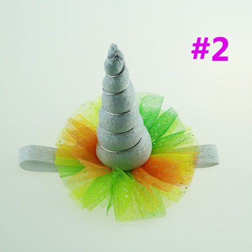 Cintillo Brillo Cuerno De Unicornio Kawaii Candy Bar Fiesta