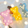 Lampara Led Ositos  A Pilas Candy Bar Fiesta Niños